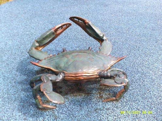 Playground crab to climb on