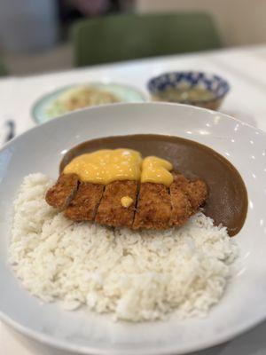 Chicken Katsu with Japanese cheese