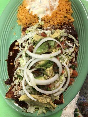 Enchiladas de Mole