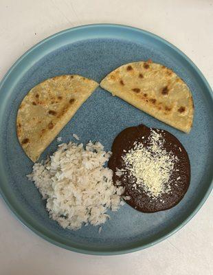 Quesadilla para niños