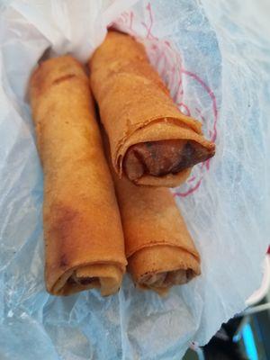 fried chicken eggrolls