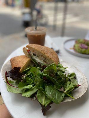 Iced Mocha, Avocado Burrata