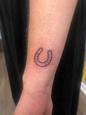 Horseshoe tattoo