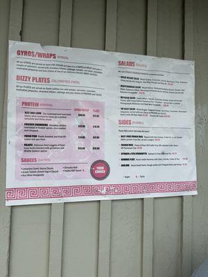 Menu 10/2024