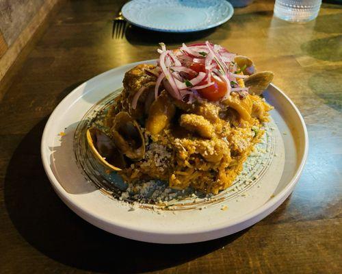 Arroz con mariscos