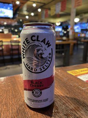 Black cherry white claw