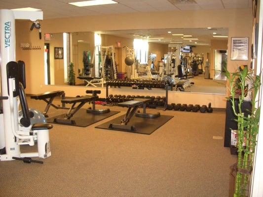 Workout in the privacy of our private facility in Montvale.