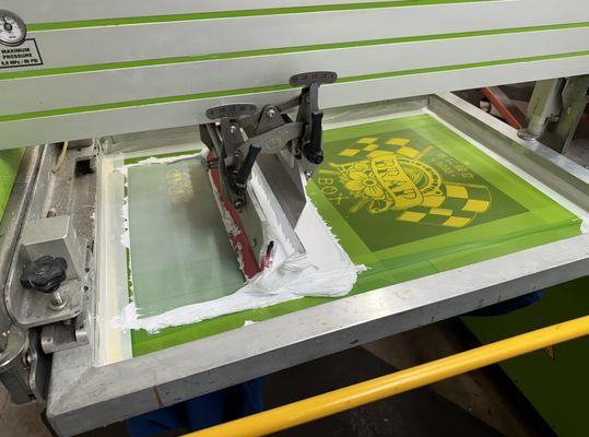 Some cool designs being printed, give us a call.