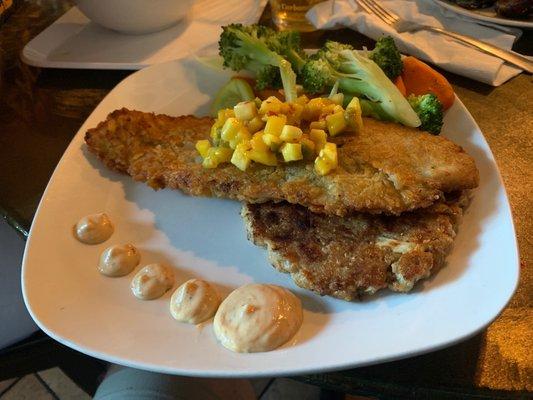 Potato crusted fish