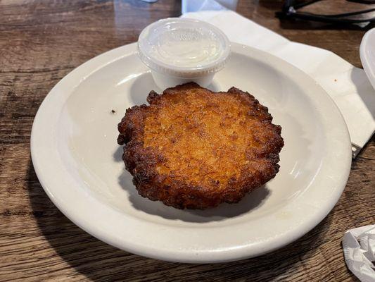 Potato Pancake with Sour Cream