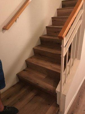 Great job on the stairs!