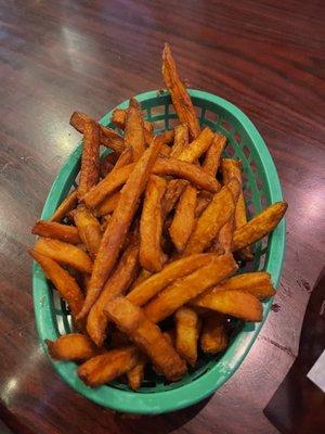 Order or sweet potato fries.