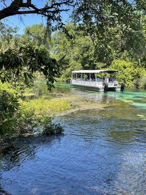 you can take a nice short river cruise