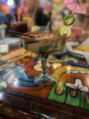 Jalapeno margarita... SMALL!