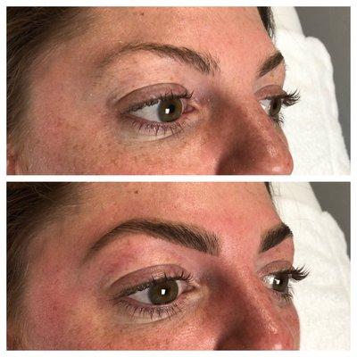 Brow shape and tint by Amy