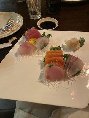 Sashimi platter