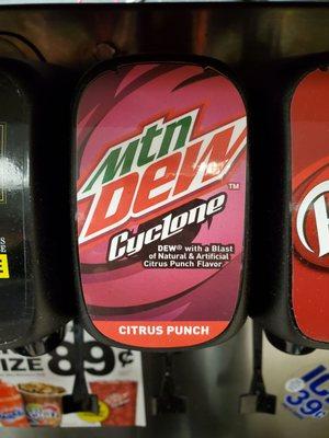 New Mtn Dew Cyclone. Speedway exclusive.