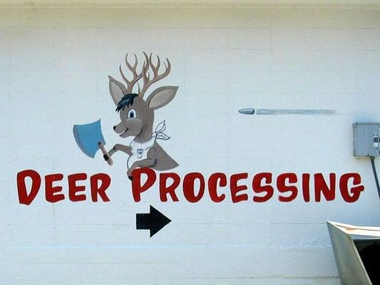 Deer Processing this way