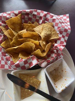 This was the cheese dip for $10. The other mini bowl was corn. You can see how little of the cheese dip you get.