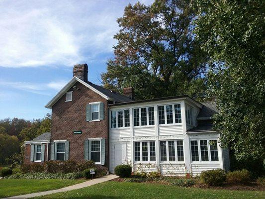 The original farmhouse, now used for offices. The large room downstairs ("the Great Room") is a conference room.