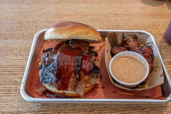 BBQ Brisket sandwich