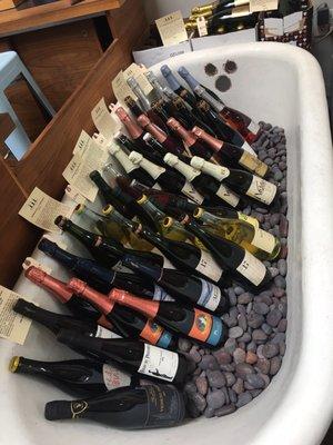 Tub of wine. Options.