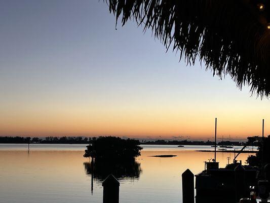 Sunset from patio