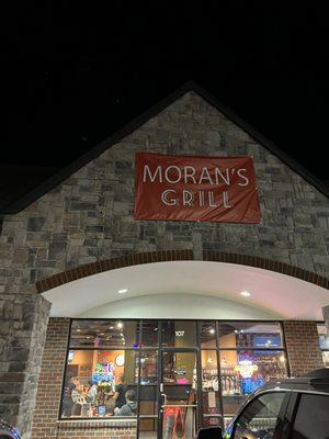 Moran's Grill sign.