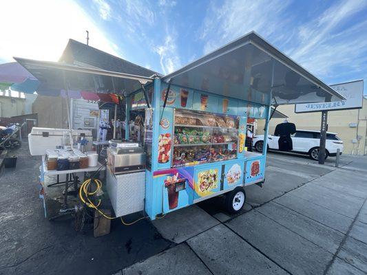 Fruit Cup Snack Cart