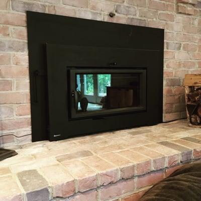 Our wonderful new wood stove insert Regency CI2600