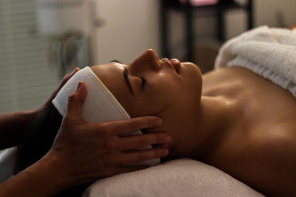 Relax facial massage