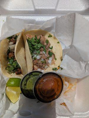 Pork and Steak Taco