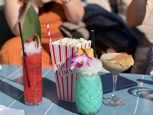 Amazing drinks! Limonata, Popcorn & Movie, 1926, and Expresso Martini.