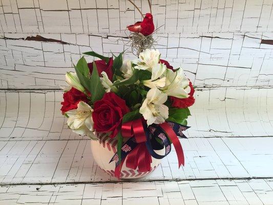 St. Louis Cardinals bouquet