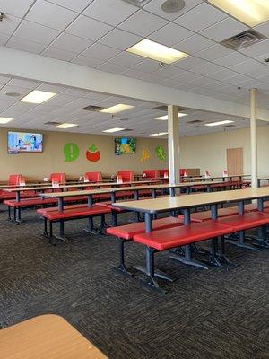 Dining room and TVs