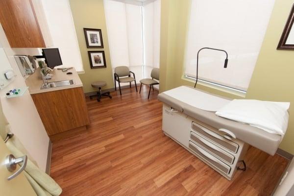 Patient rooms are comfortable, spacious