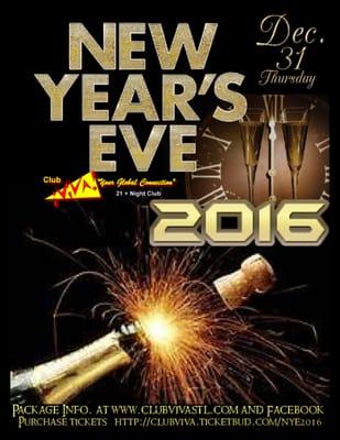 NYE 2016 Celebration All-inclusive Packages