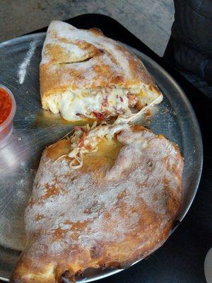 Calzone --- this is 4 meals in one.