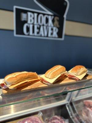 Fresh made cold cut sandwiches