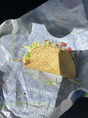 Crunchy taco