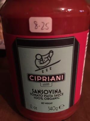 This is the sauce that Flora recommended to pair w the pumpkin pasta.