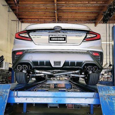 Marcos installed the ETS Catback Exhaust on my 2022 Subaru WRX!