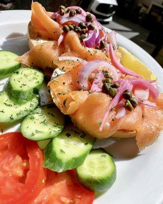 Lox & Cream Cheese Bagels