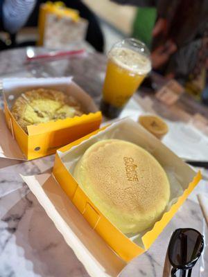 Japanese cheesecake & cheese tart