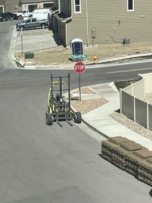 Piggyback forklift