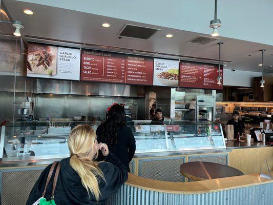 Chipotle needs more workers in this busy location. Especially during lunch hour??