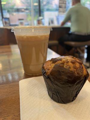 Muffin & Sugar Free Latte