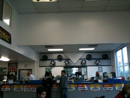 Inside the Walker Rd location