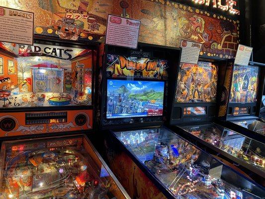 Pin ball machines