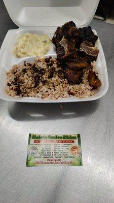 Oxtail plate